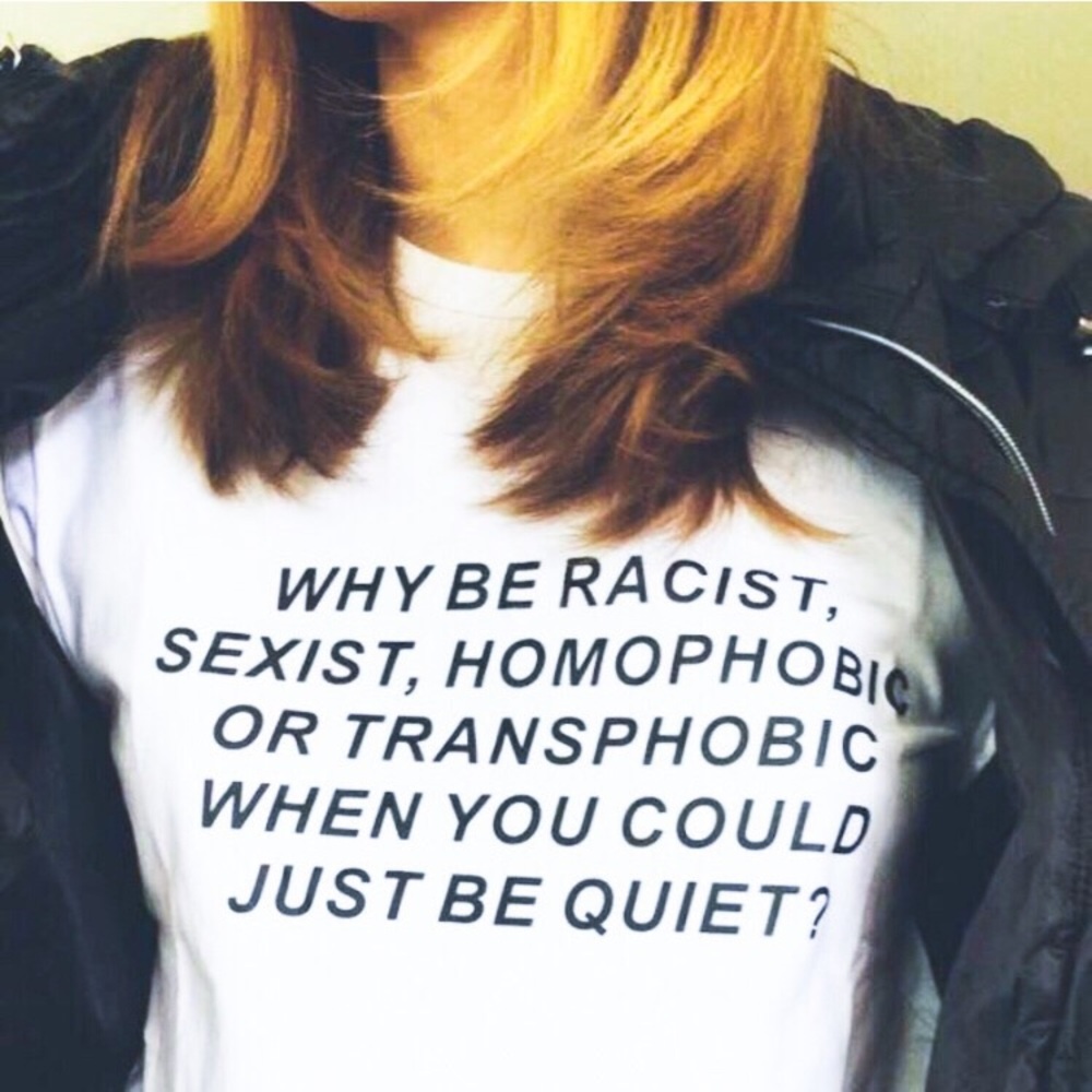 ๐Happy Pride!๐ Bad Ass Socially Conscious Tee - Picture 1 of 8
